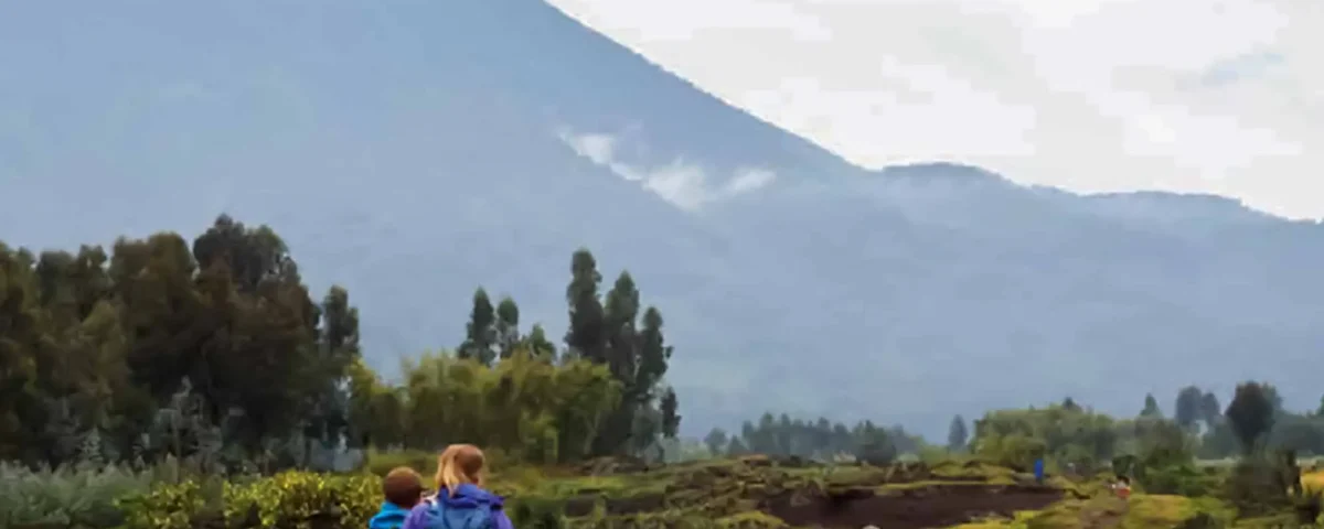 Can volcano hiking be combined with gorilla trekking?